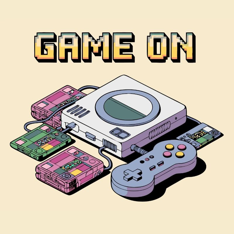 Conception de console de jeu rétro