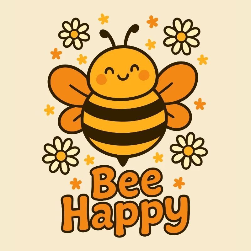 Abeille douce - Abeille heureuse