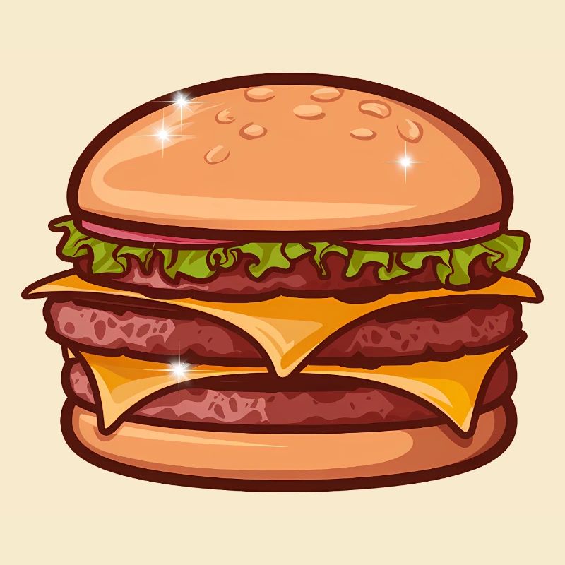 Saftiger Cheeseburger