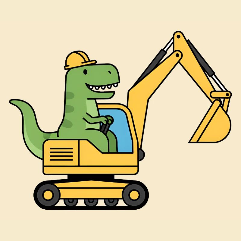 Dino Bagger Dinosaurier
