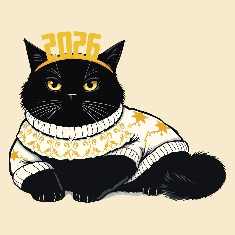 Conception du Nouvel An 2026