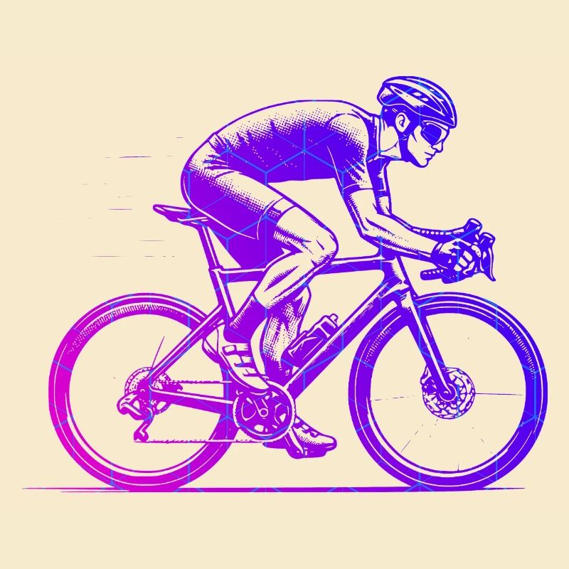 Graphique vélo de route pour vélo de route