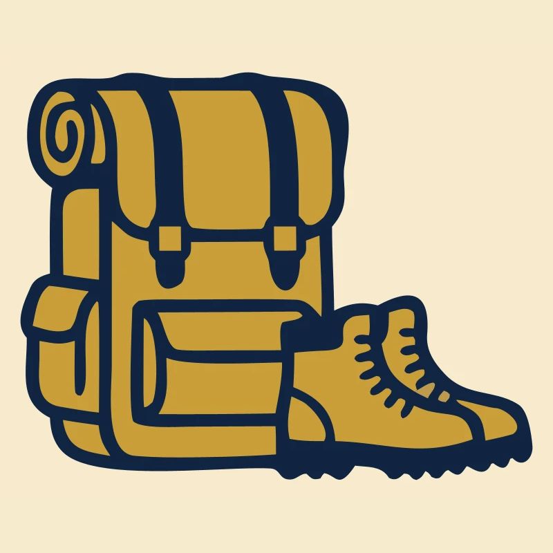 Backpack Hiking Shoes Gear