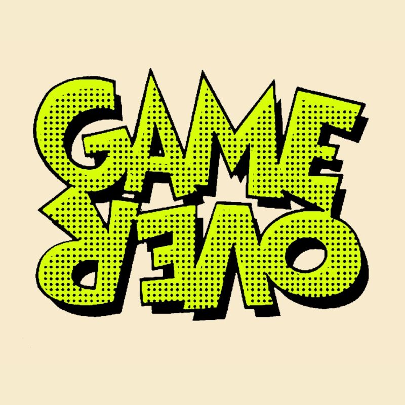 Game Over Retro-Pixel-Design