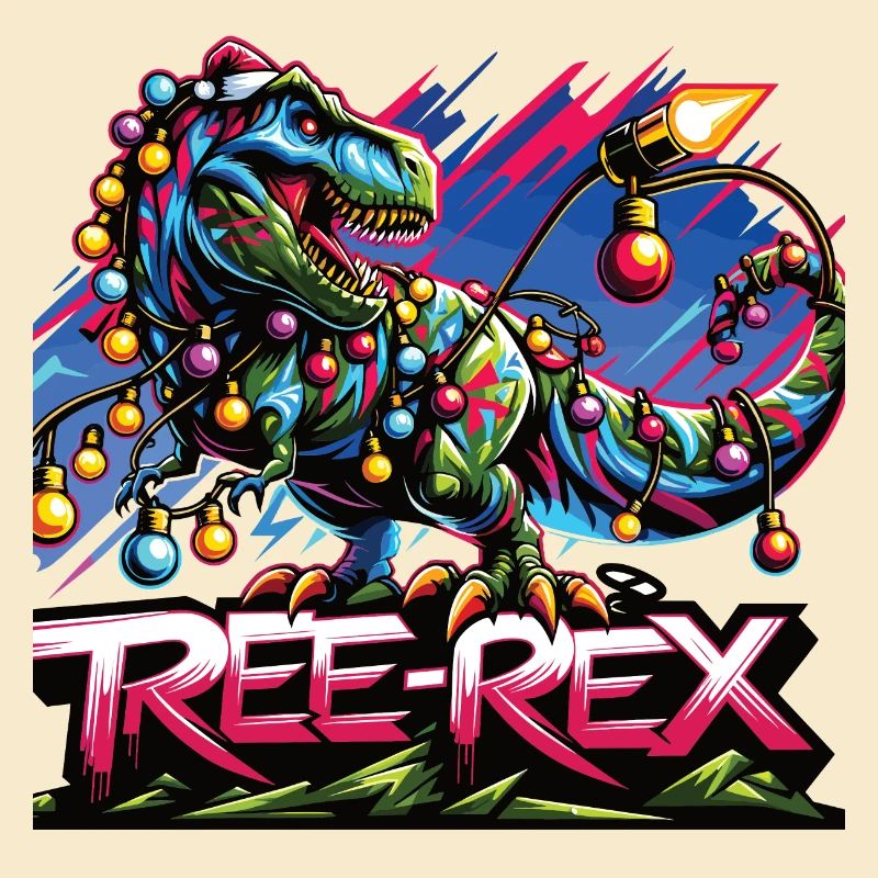 Tree-Rex Christmas Tree Dinosaur Christmas