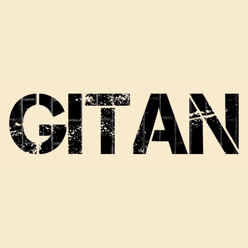 Gitan usé brique brun