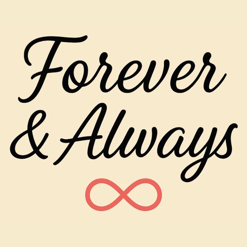 Conception de typographie de symbole de l’infini éternel