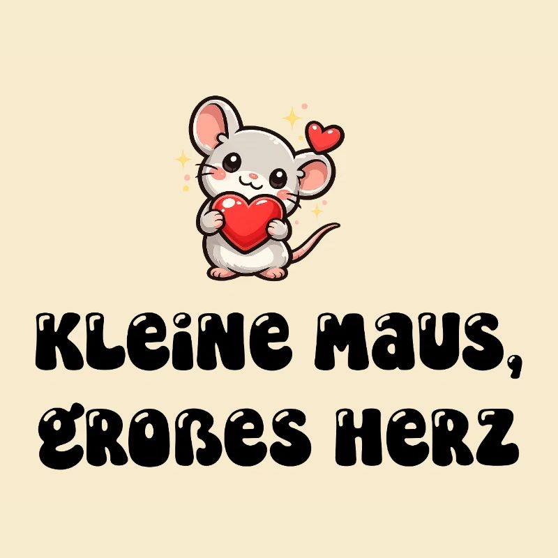 Maus mit Herz