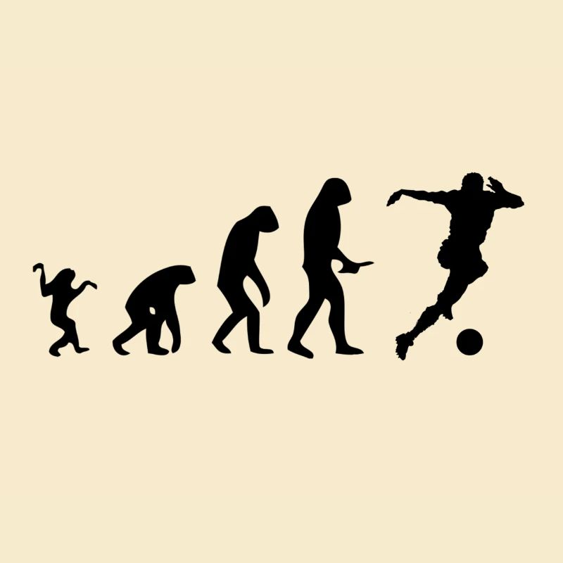 Evolution of Human to a Soccer player