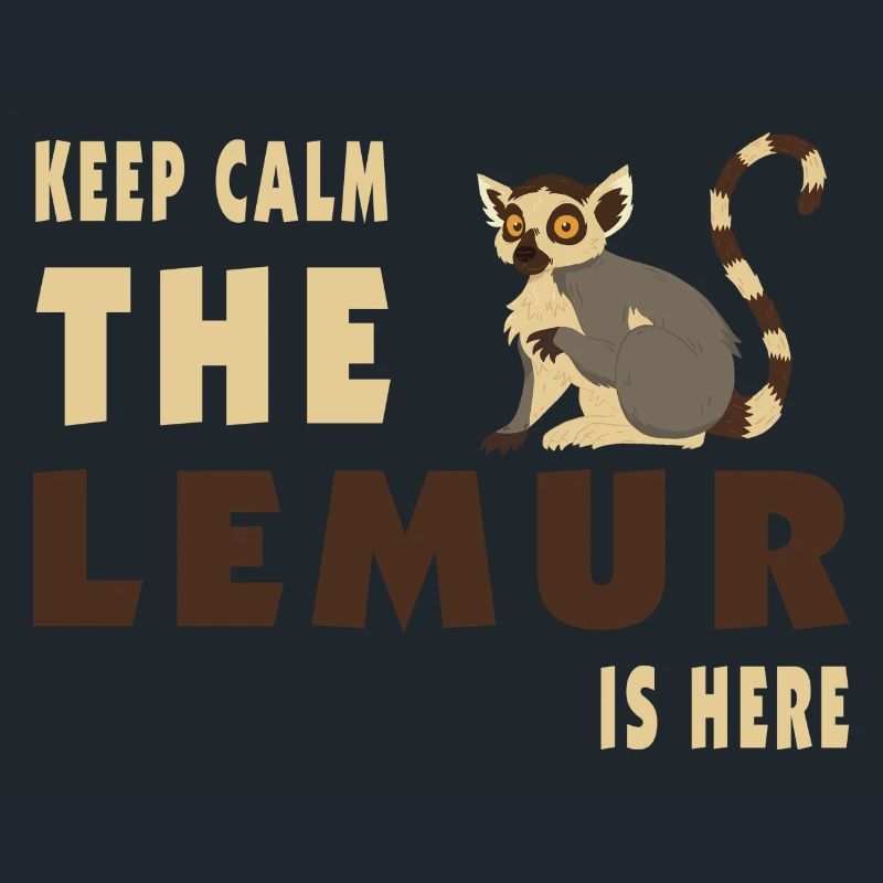 Keep Calm Lemur is here / Geschenk