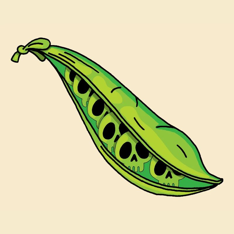 Crâne petits pois