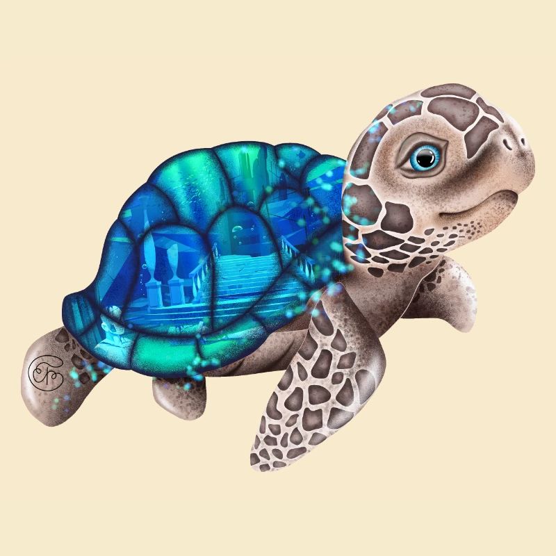 Tortue mignonne Atlantis