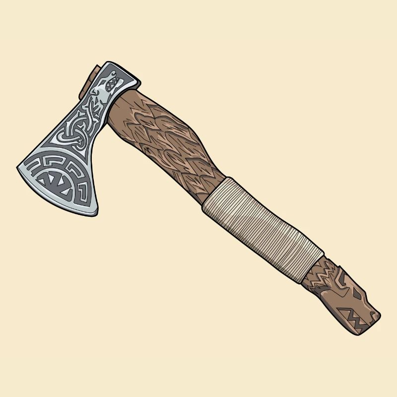Handmade Fenrir Axe