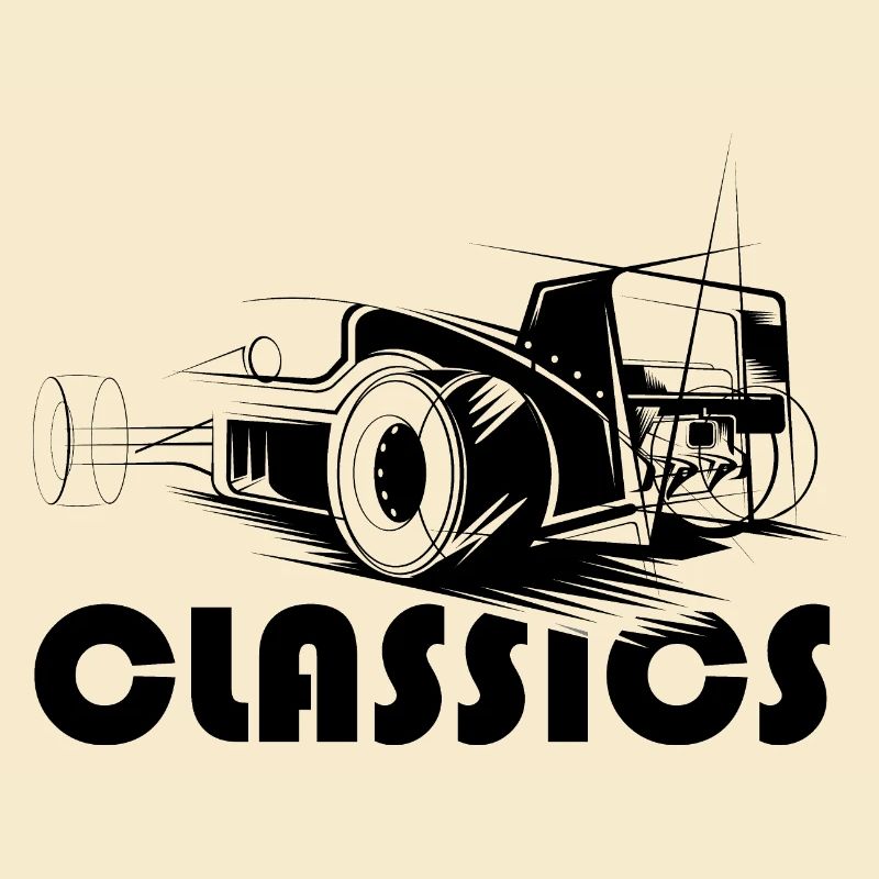 classics car icon illustration graphic icon
