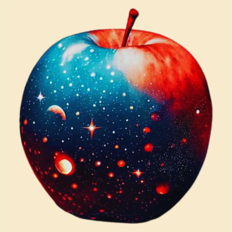 Galaxy dans une puissance à base de plante de pomme