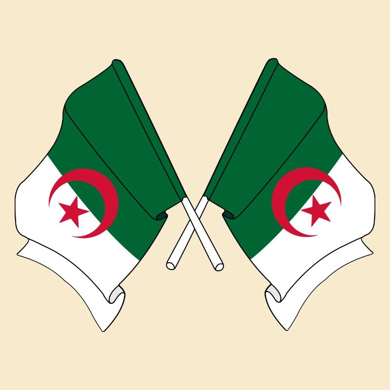 Deux drapeaux que l’Algérie a franchis