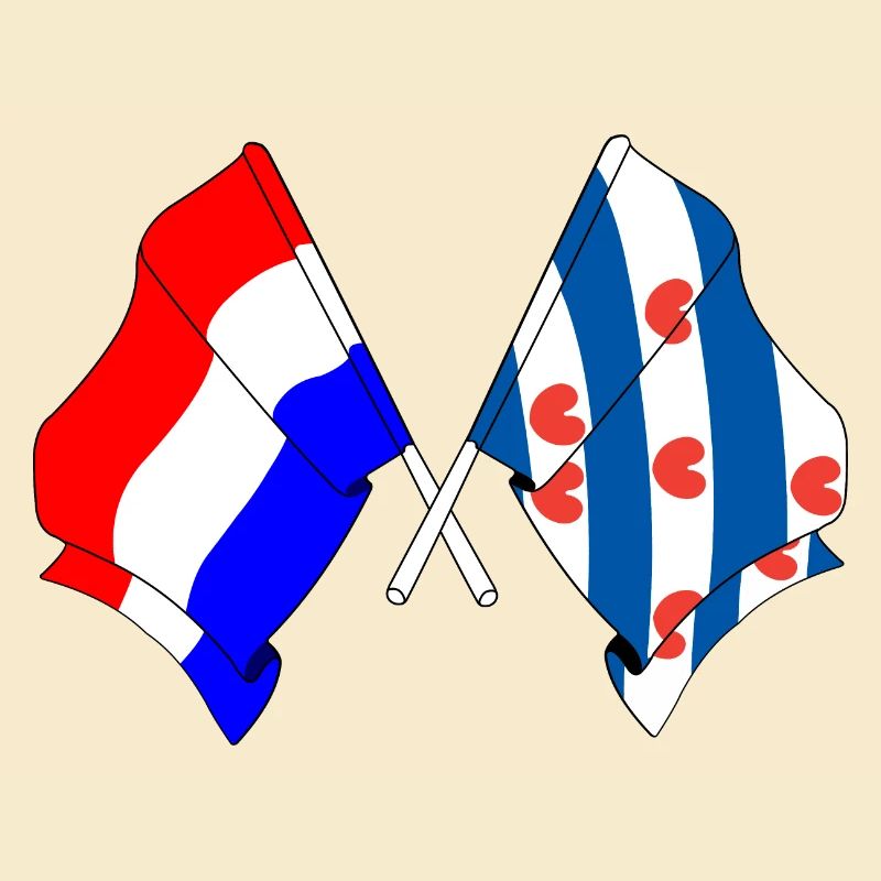 Drapeau des Pays-Bas, Frise croisé