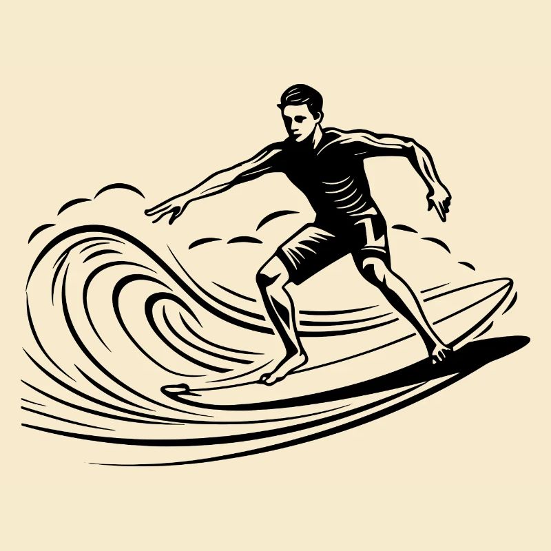 Surfer Junge