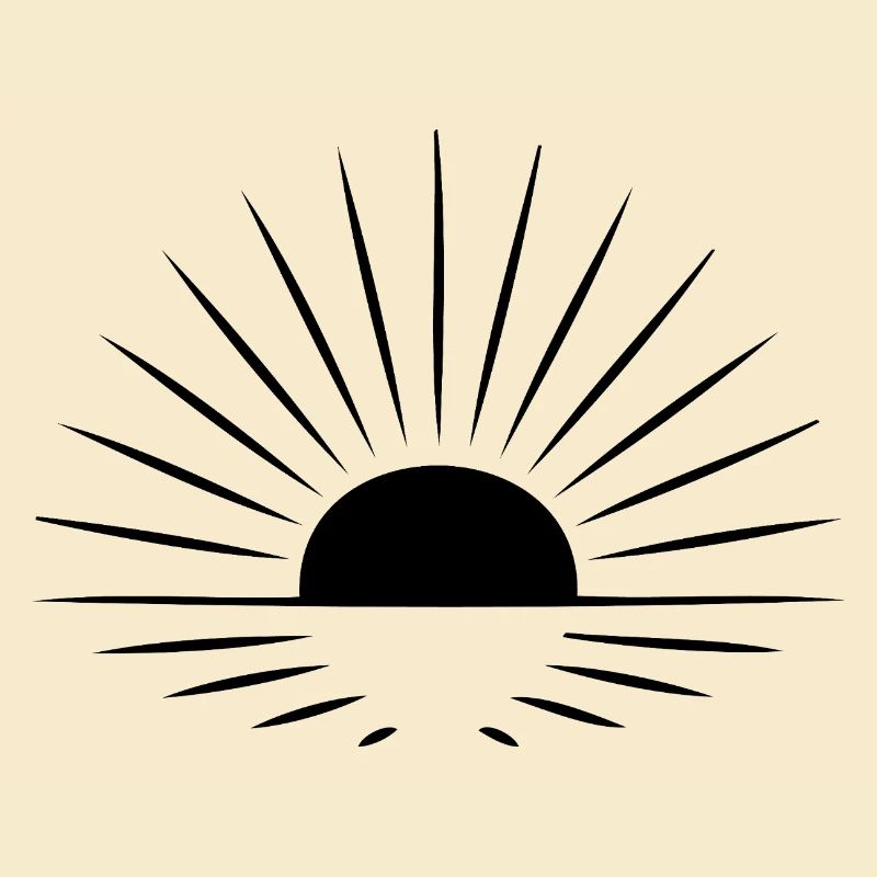 Sun-ray minimalist mindfulness