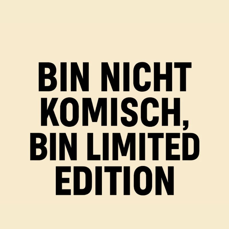 Bin nicht komisch – bin Limited Edition