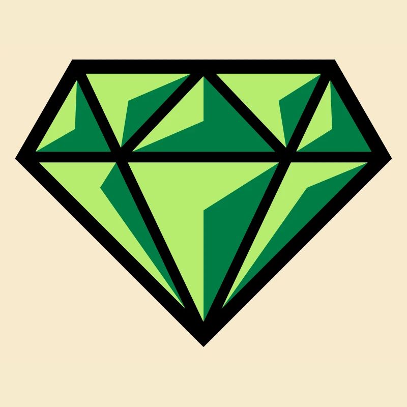 Diamant (pierre précieuse symbole brillant / POS Gre 3C)