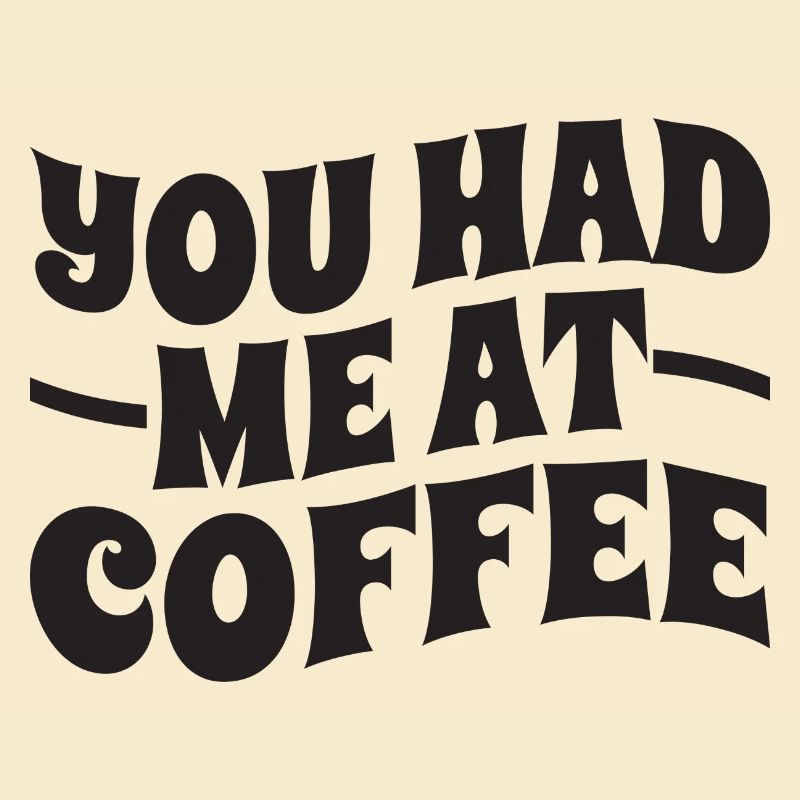 Tu m’as eu au café - Typographie