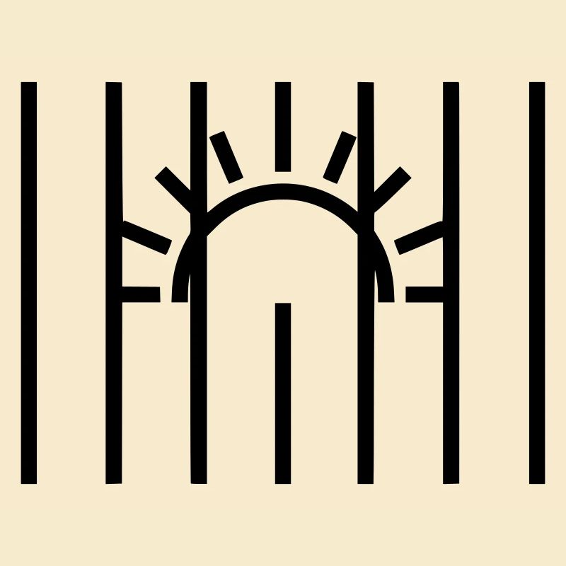 Sun Behind Bars Prison