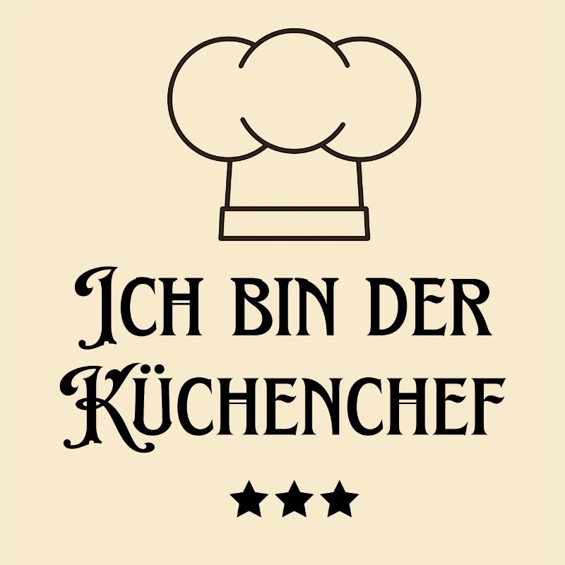 Ich bin der Küchenchef Chef