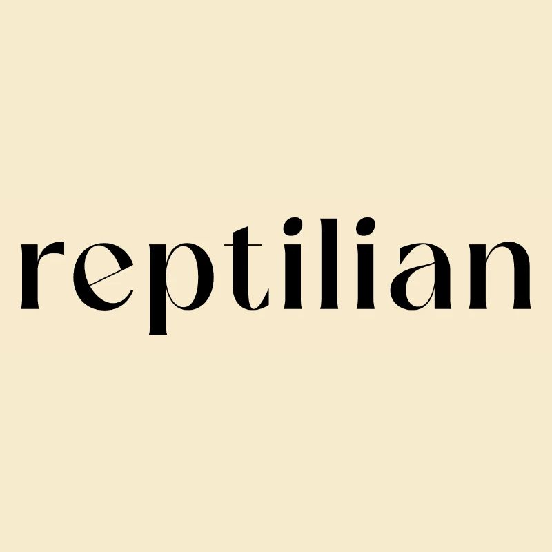 Conception d’un mot - conception typographique reptilienne