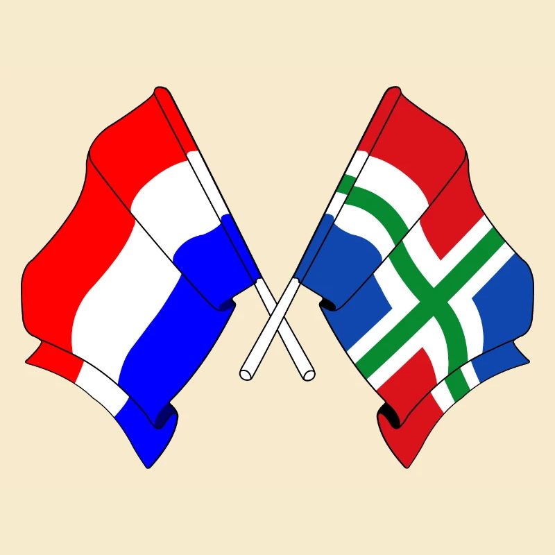 Drapeau Pays-Bas, Groningue