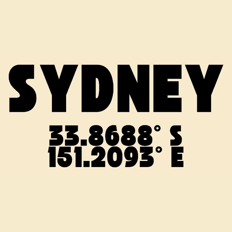 Sydney - Design with coordinates