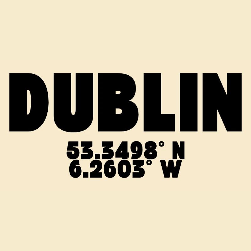 Dublin - Design avec coordonnées