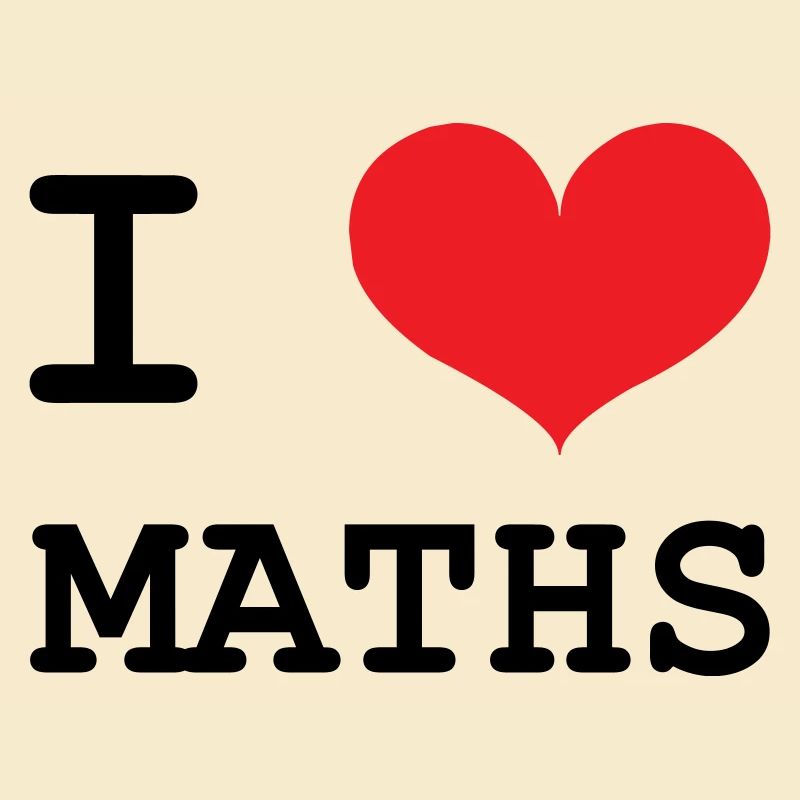 J'aime les Maths : Tee-shirt Passion Mathématiques