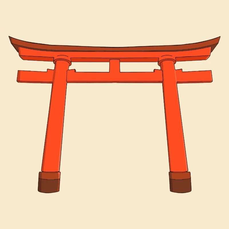 Lebendiges Torii-Tor