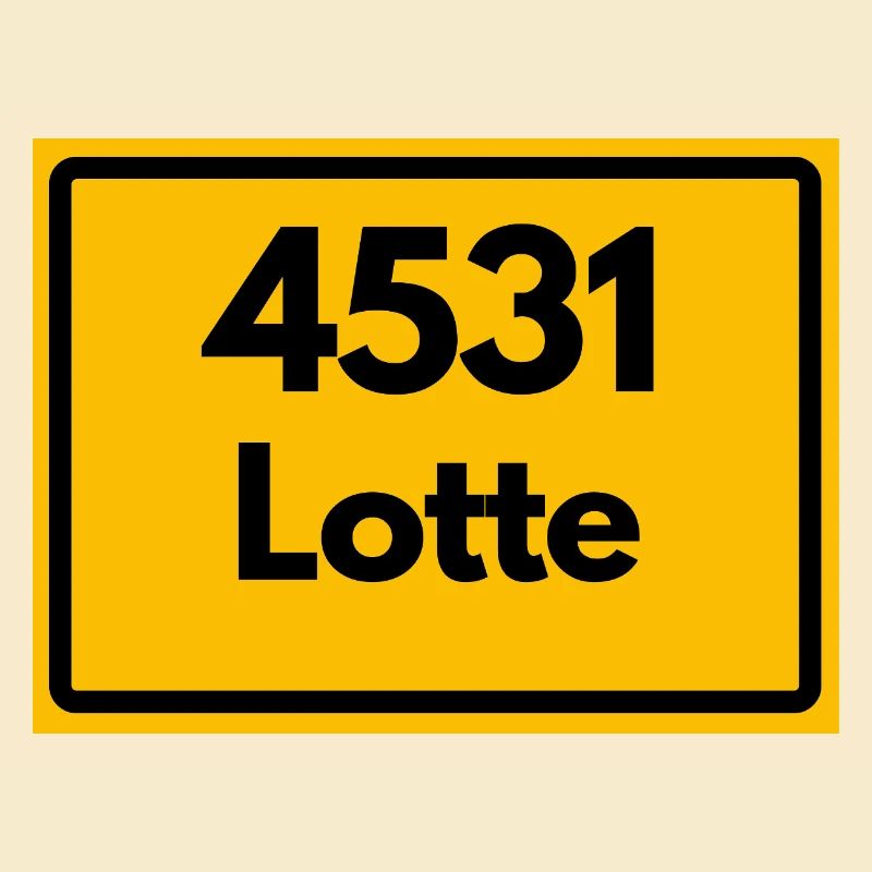 OLD POSTCODE POSTCODE RETRO 4531 LOTTE HEIMATSTOLZ