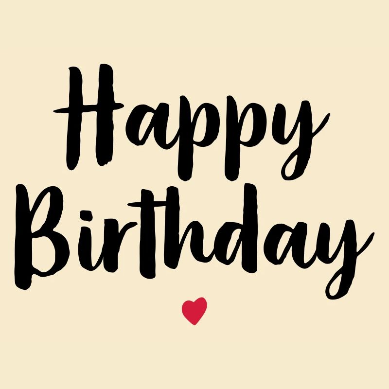 Happy Birthday Herz Geburtstag Geschenk