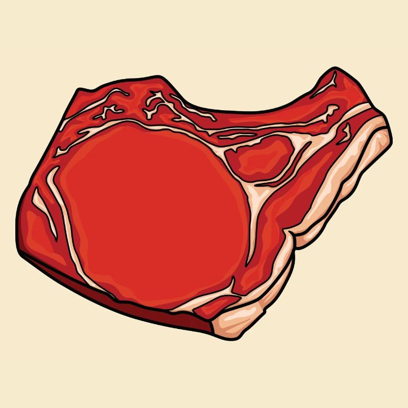 Steak Drawing