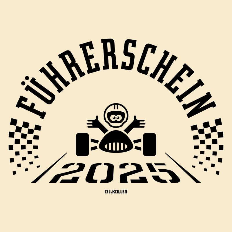 Führerschein 2025 (Fahranfänger / Black)