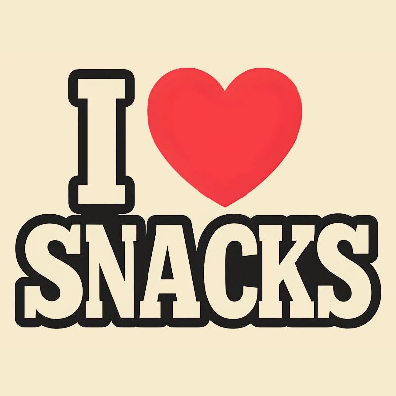 Amour pour les collations Expression