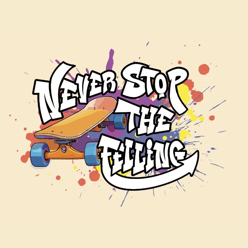 Skateboard Graffiti Motivation Design