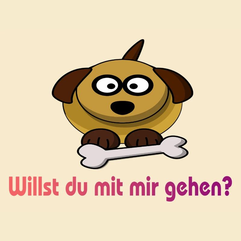 Chiot mignon avec motif d’os