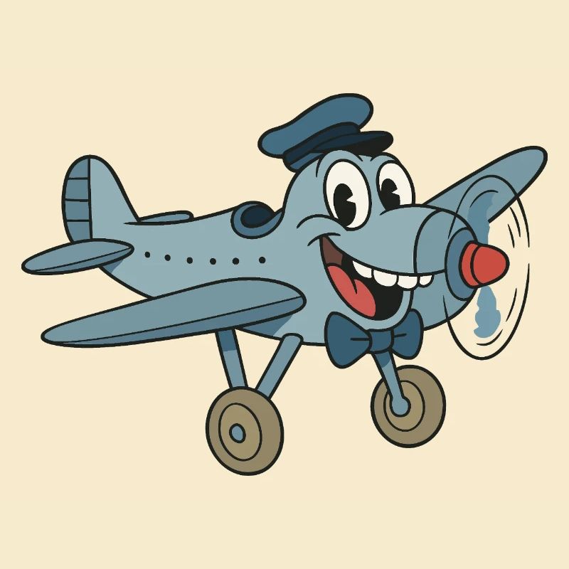 Super avion vintage old bd style
