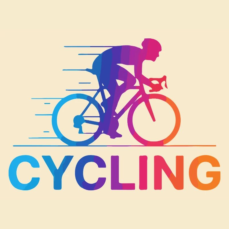 Gradient vibrant du cyclisme