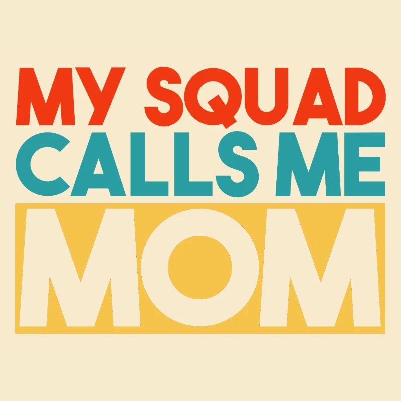 Ma brigade m’appelle maman Typographie rétro
