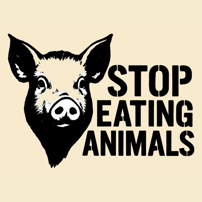 Stop Eating Animals Pig