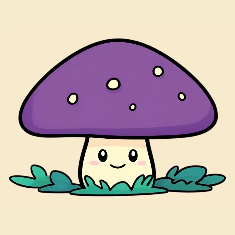 Lila Pilz Kuschelheld