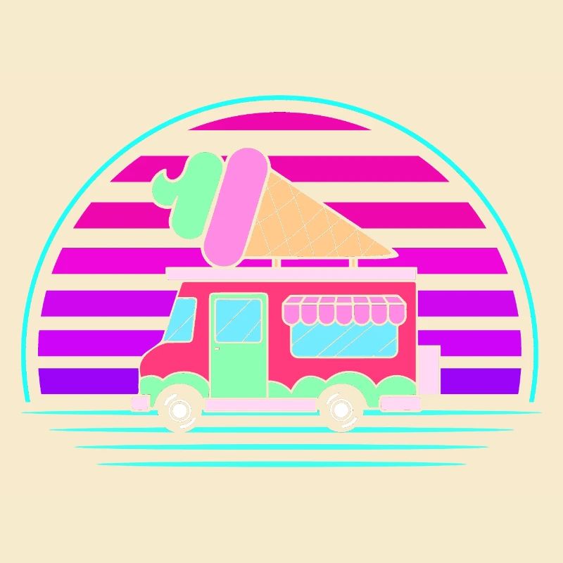 Eiscreme Eiswagen Eis Eisdiele