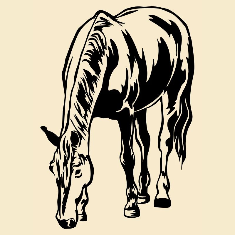 Cheval herbeux