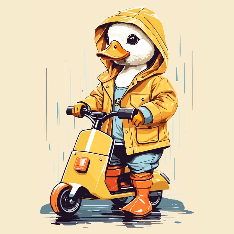 Canard mignon avec rouleau