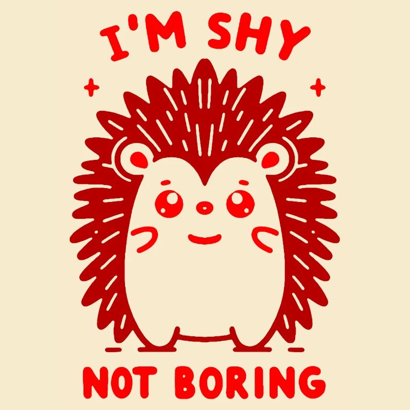 Hérisson rouge timide